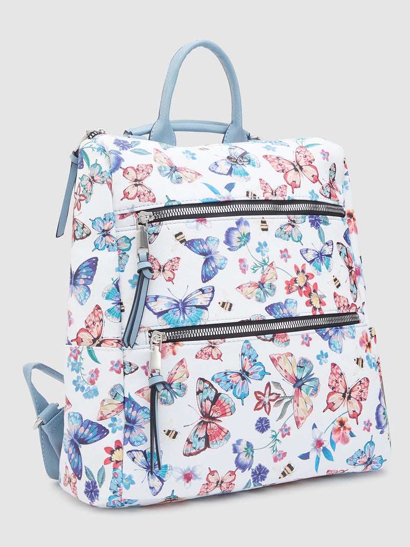 Globus Women Multi Print Smart Casual Backpack - Image 3